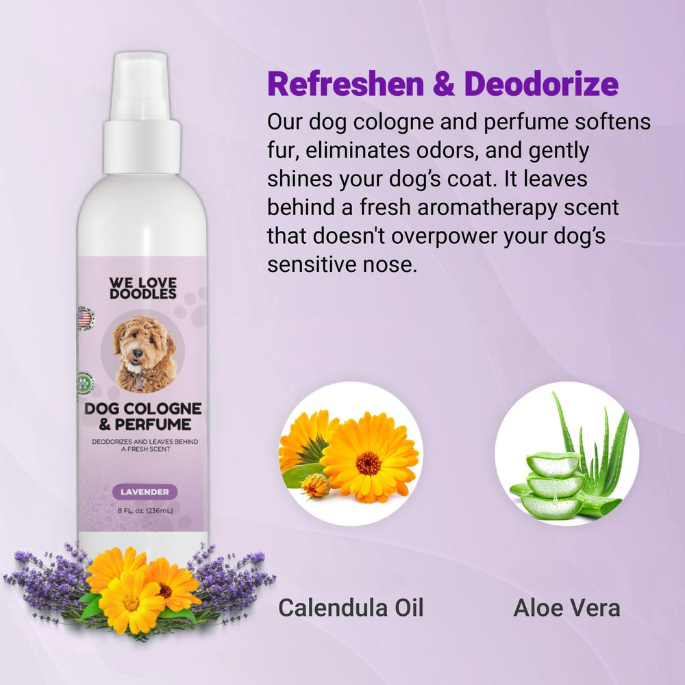 We Love Doodles perfume para perros, aplicación rápida en lavanda para neutralizar olores