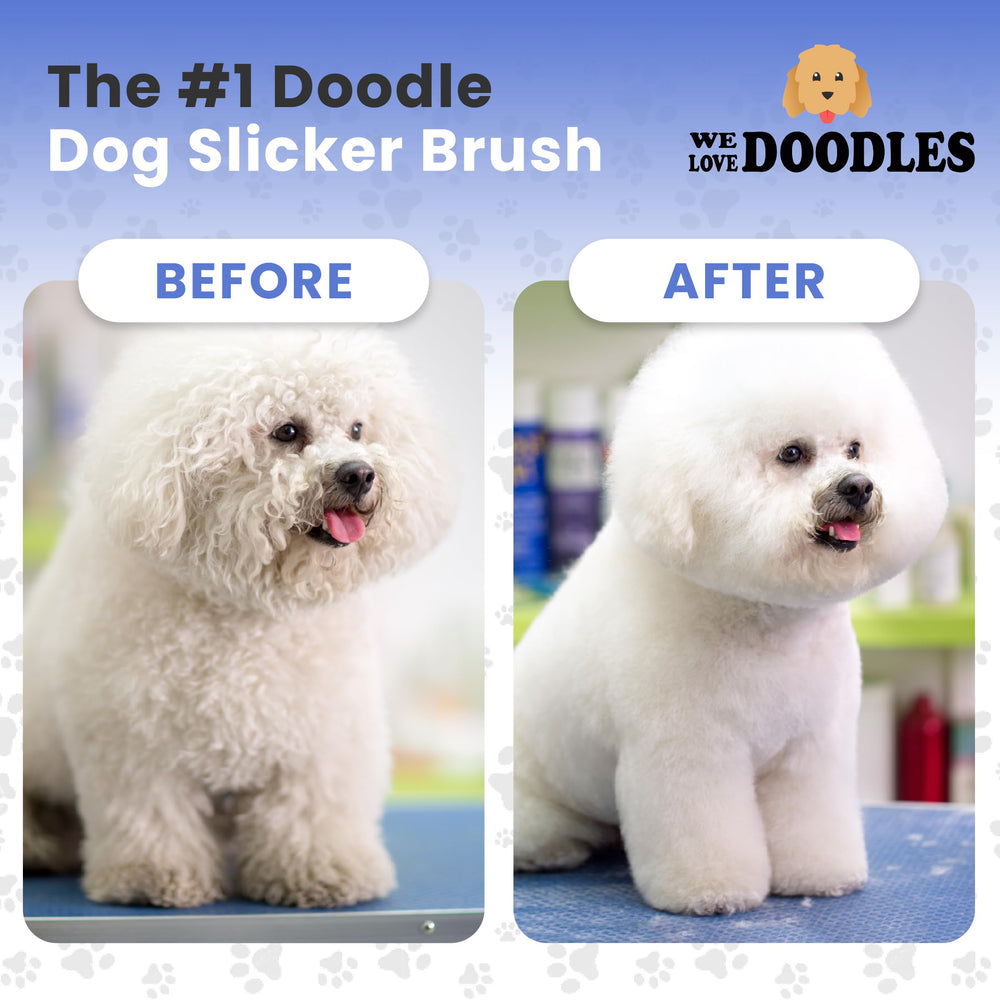 We Love Doodles pin angulado 45 grados protege la piel al cepillar.