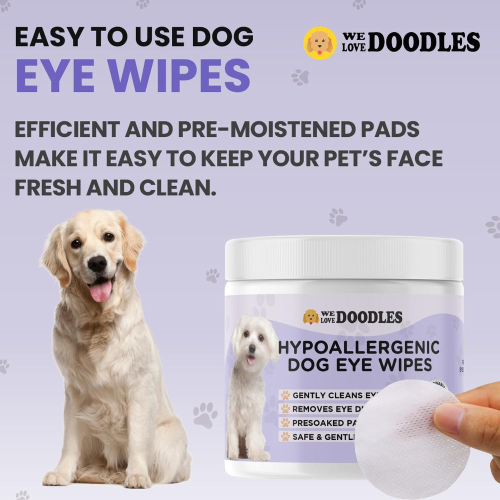 We Love Doodles toallitas oculares higiene facial para perros