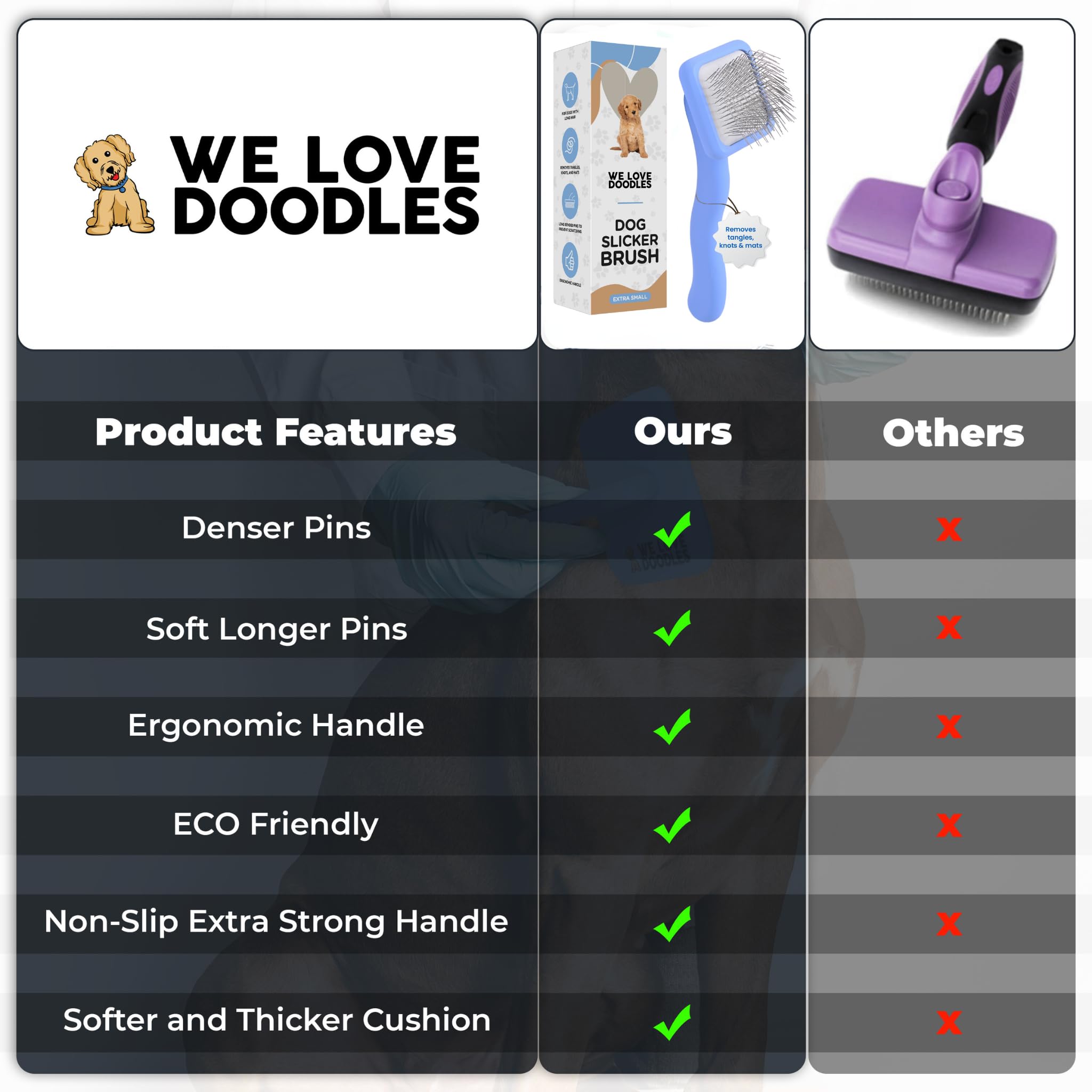 We Love Doodles: uso diario para doodles de pelo rizado o liso