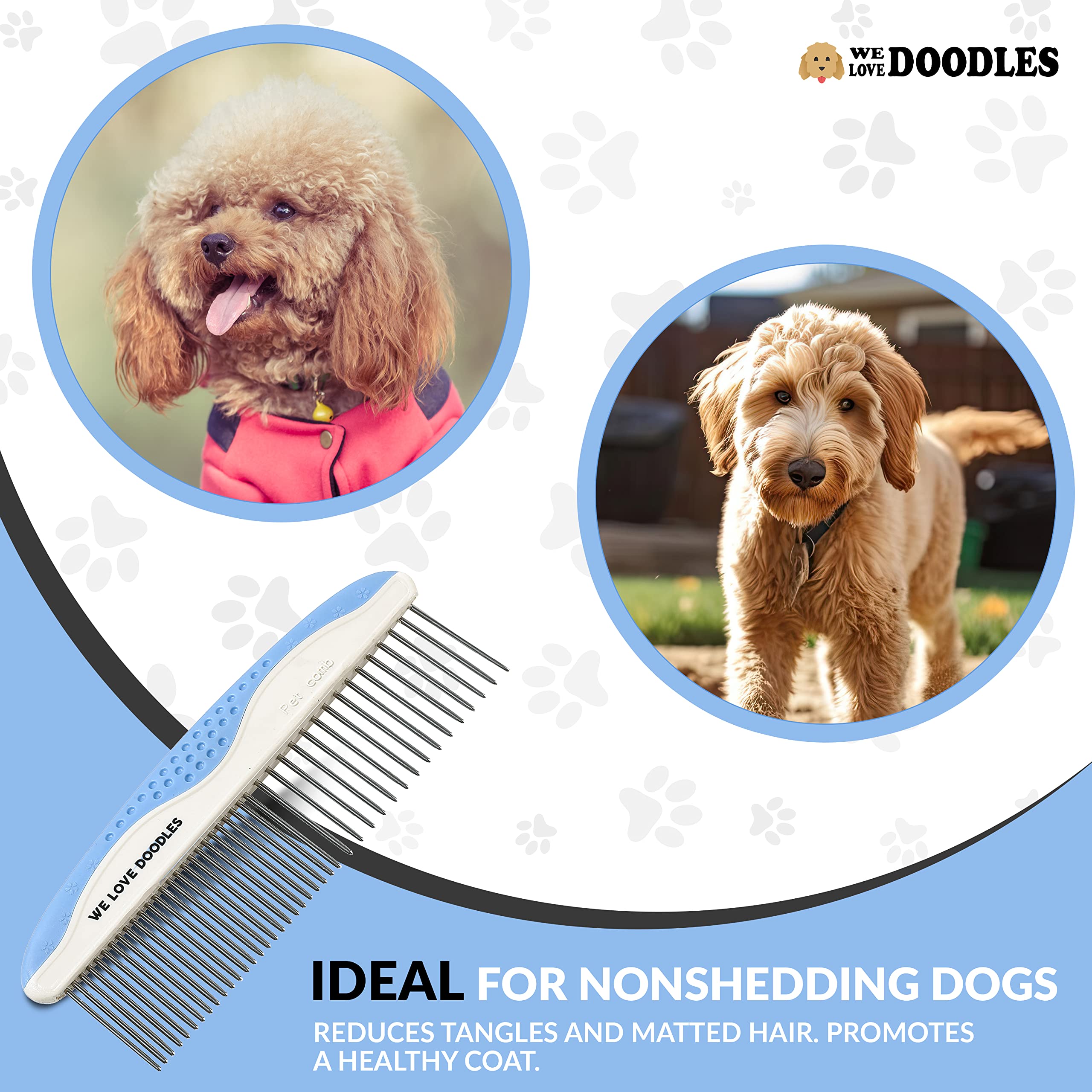 We Love Doodles: uso regular ayuda a manejar el pelo suelto y reducir enredos.