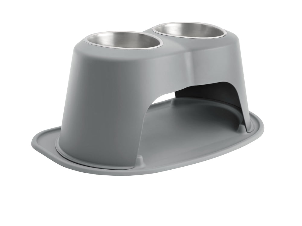 WeatherTech platos elevados para perros y gatos, altura de 10 pulgadas para comer sin esfuerzo.