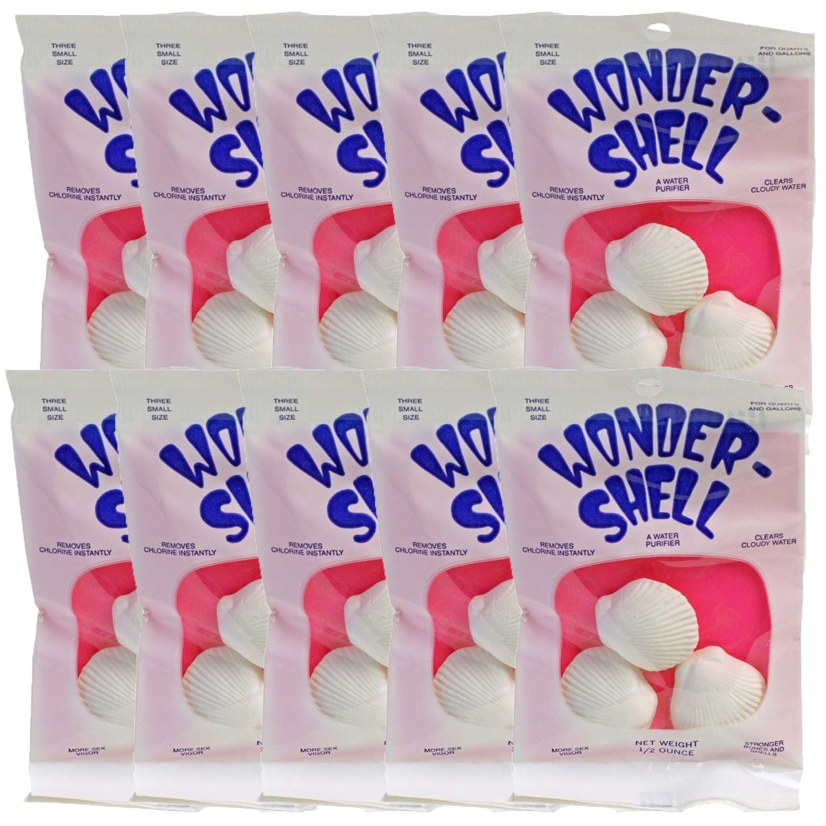 Weco Wonder Shell conchas naturales para depurar agua en acuarios