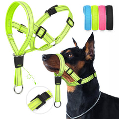 Weesiber collar cabeza perro suave y ajustable para mayor comodidad durante paseos