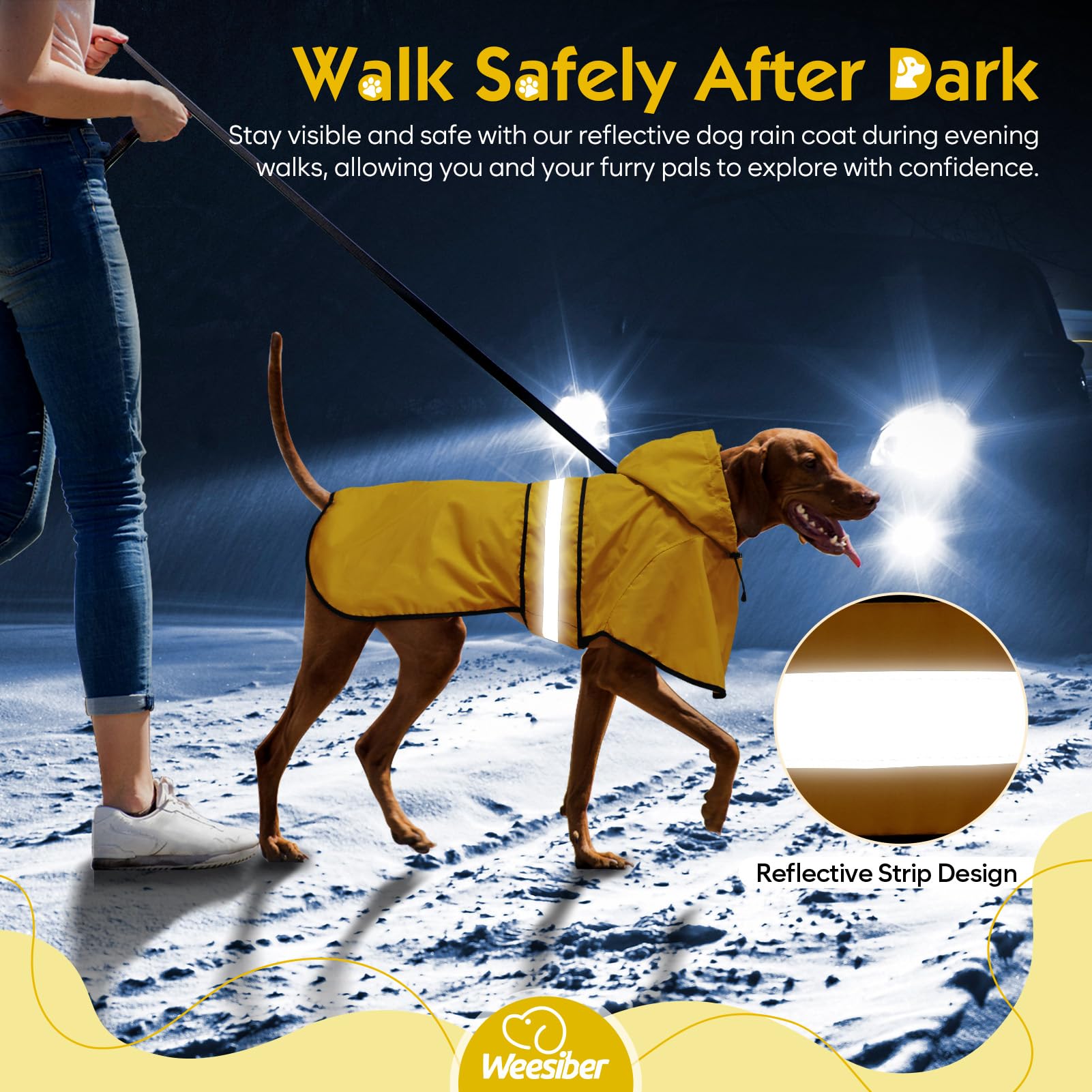 Tallas ajustables Weesiber para perros pequeños a XL.