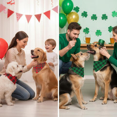 Bandanas Weewooday para perro, ajustables para diferentes tamaños.