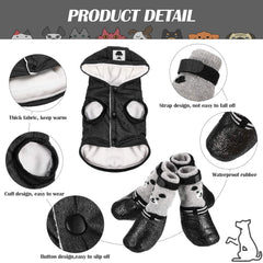 Weewooday botas para patas, protección antideslizante para paseos
