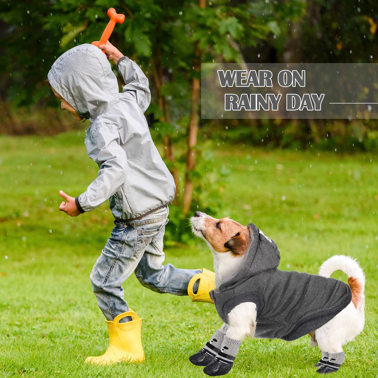 Weewooday botas impermeables para perro: protección y agarre.