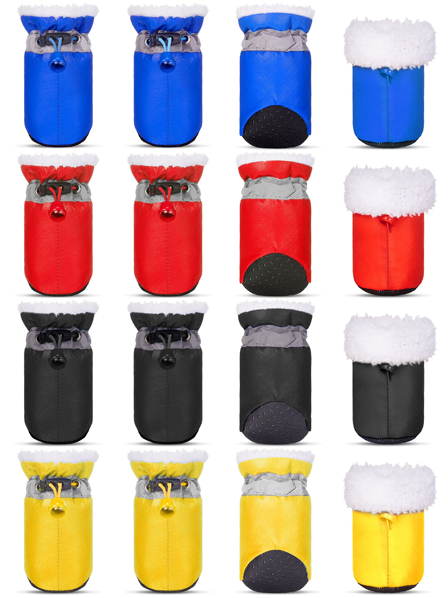 Weewooday botas para perro en lluvia brindan protección impermeable a las patas