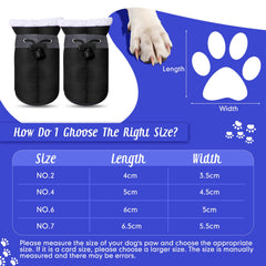 Botas de nylon para perro Weewooday, protección ante humedad