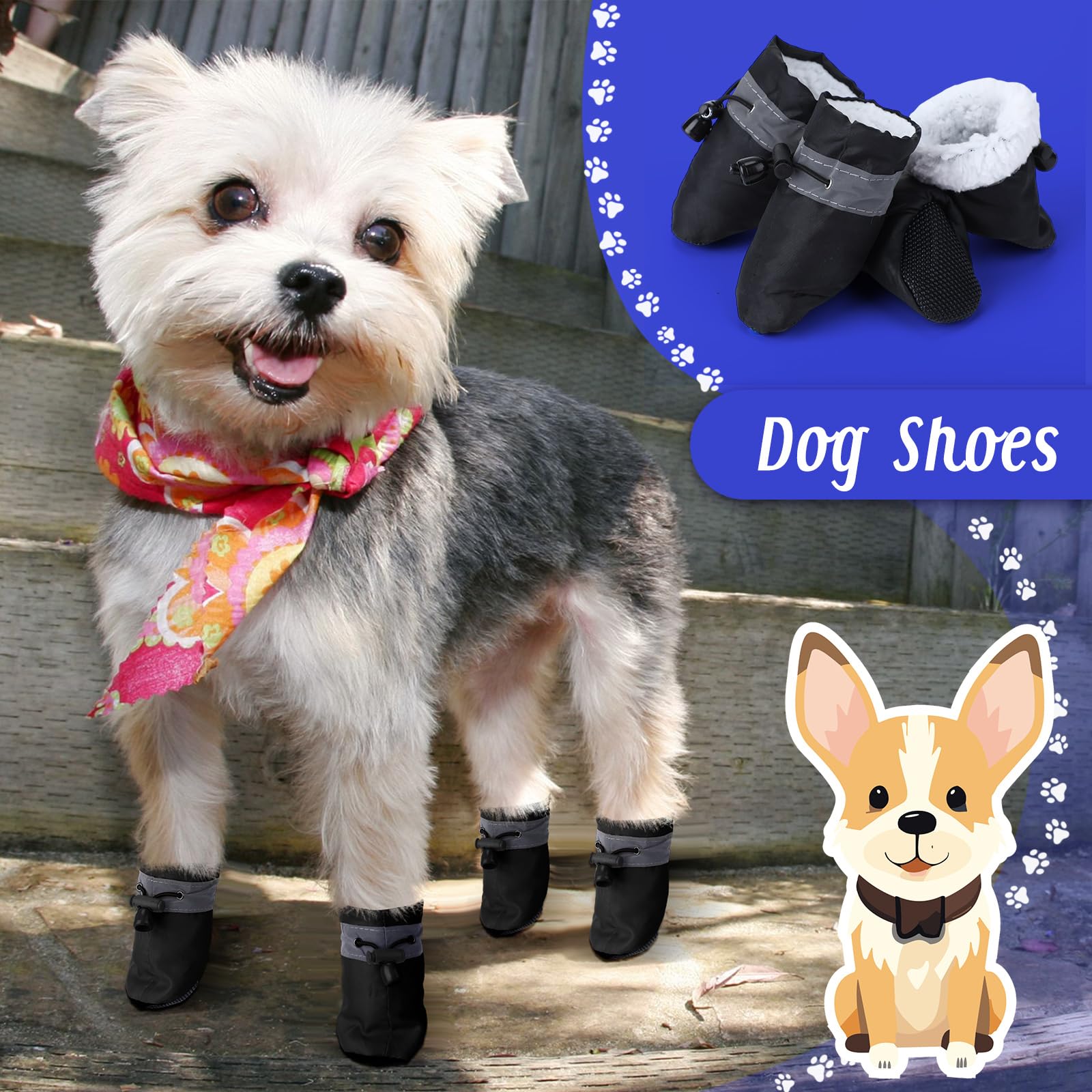 Talla 4 Weewooday botas para patas pequeñas