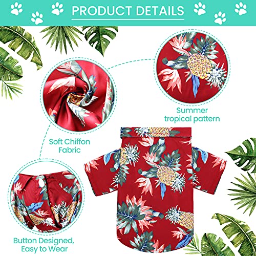 Weewooday camiseta perro estilo tropical piña coco, ideal para fotos y viajes
