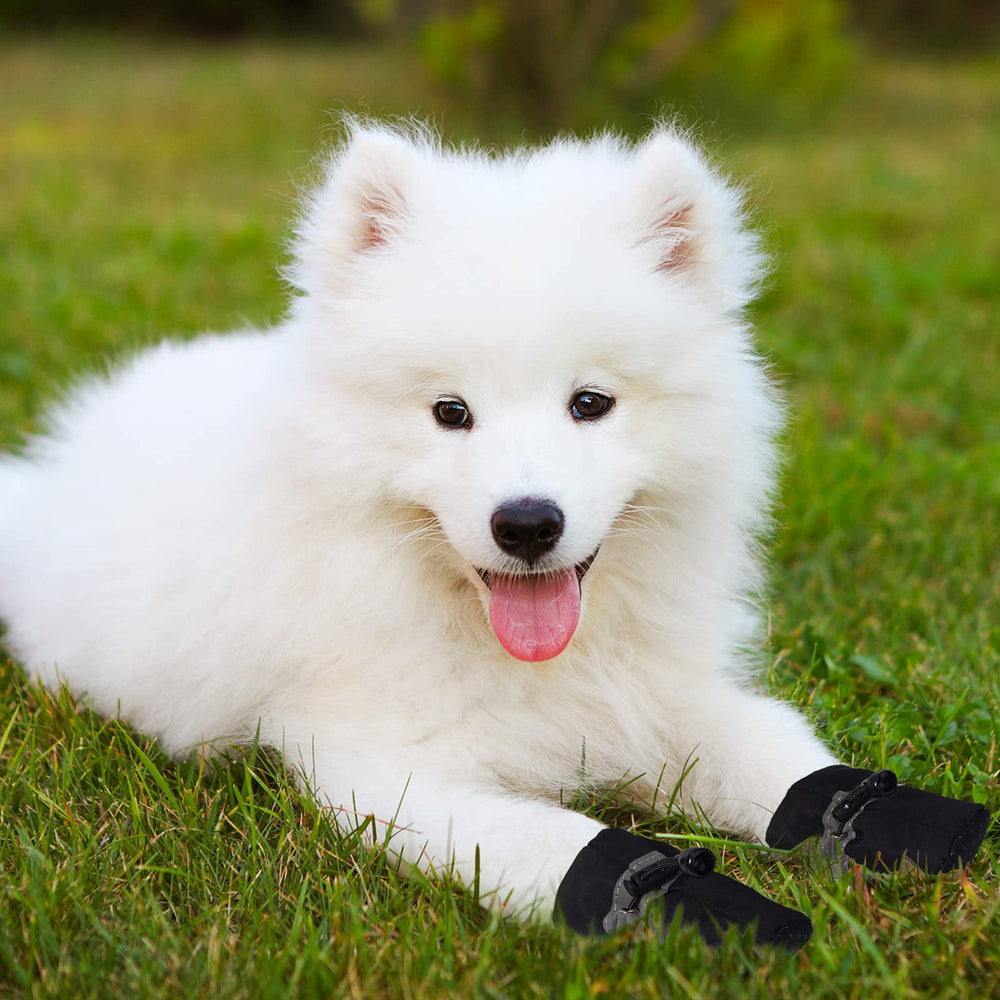 Cuatro juegos de botas impermeables Weewooday para patitas en climas fríos