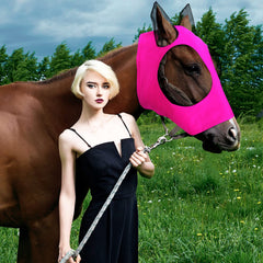 Weewooday máscara para caballos, ajuste elástico, fácil de colocar y cómodo.