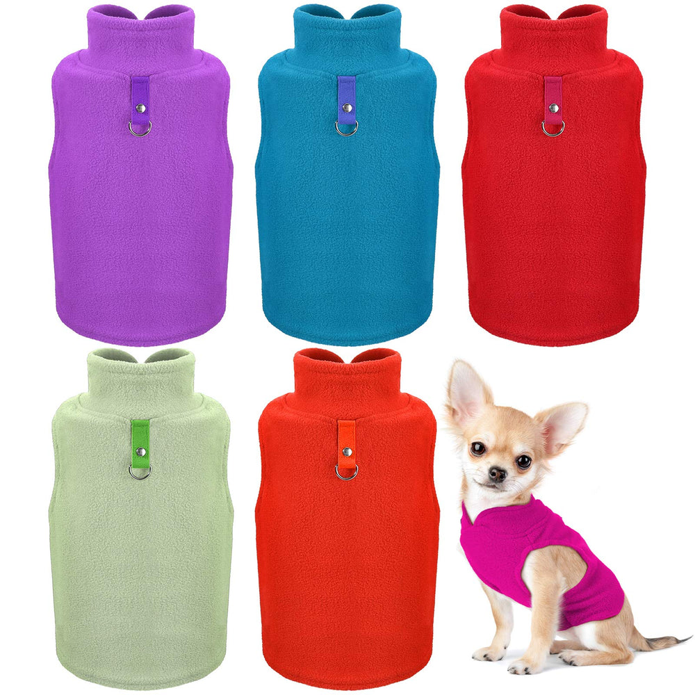 Weewooday sudadera de invierno para perro, conjunto de 6 colores, ideal para combinaciones diarias.