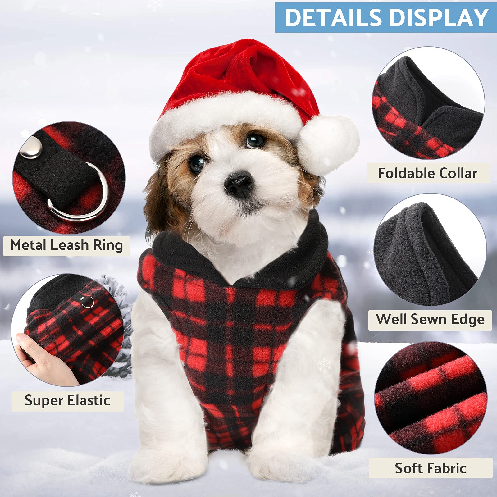 Weewooday sudadera con patrones diversos, añade estilo y personalidad a tu compañero.