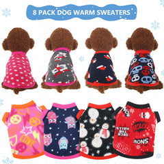 Weewooday sueter perro pequeño colores brillantes: visibilidad y estilo para salidas diarias.