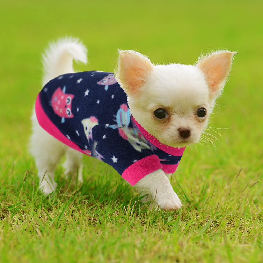 Weewooday sueter perro pequeño tejido felpa suave caliente para invierno.