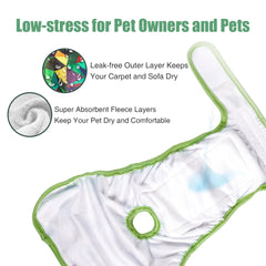 Pañales Wegreeco suaves para perros, textura no crujiente para mayor comodidad.