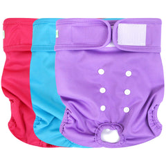 Pañales Wegreeco lavables talla S para perra, ajuste cómodo para entrenamiento