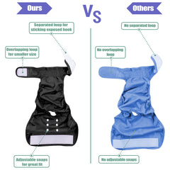 wegreeco pañales para perra con textura suave para mayor confort.