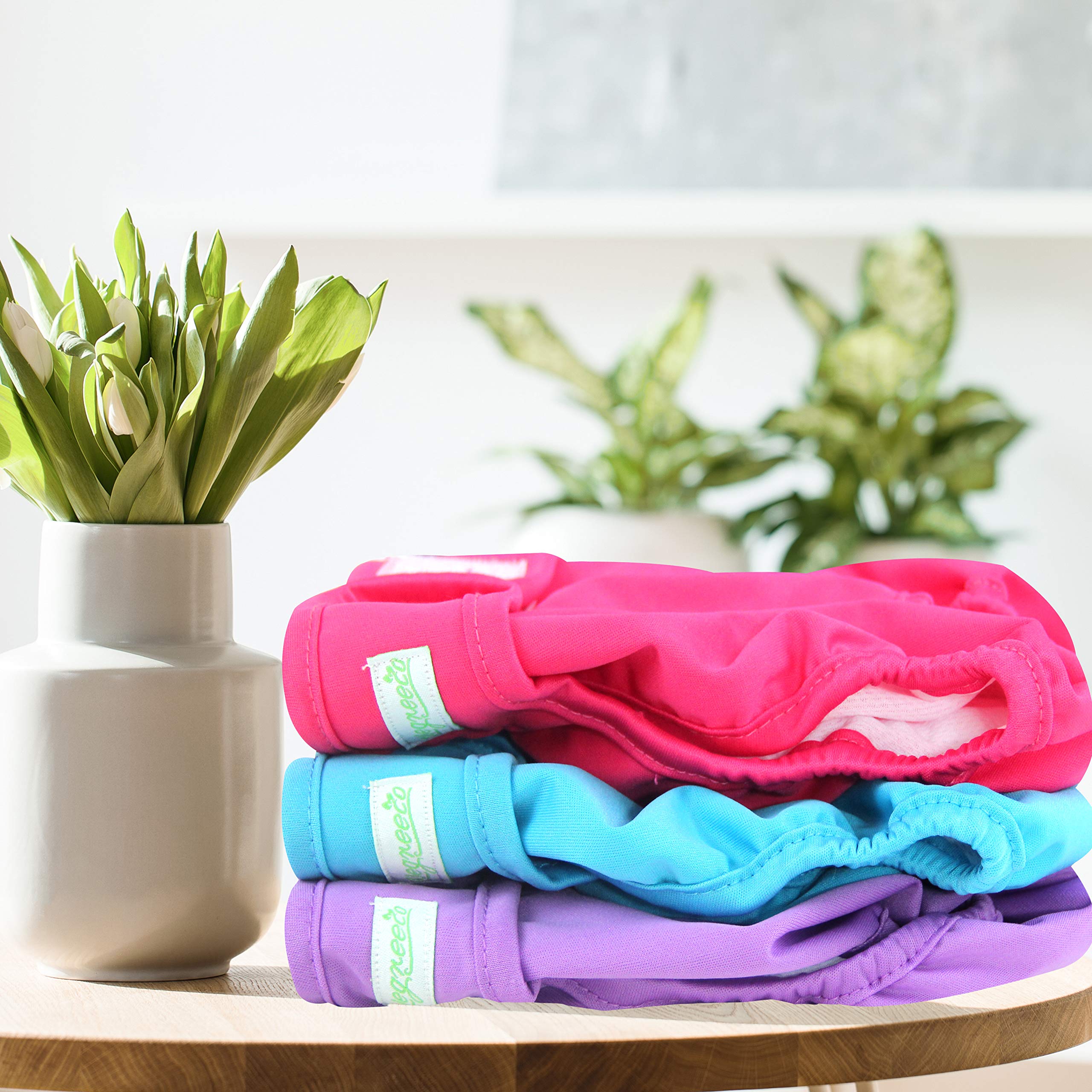 Pañales Wegreeco duraderos y fáciles de limpiar para protección continua.