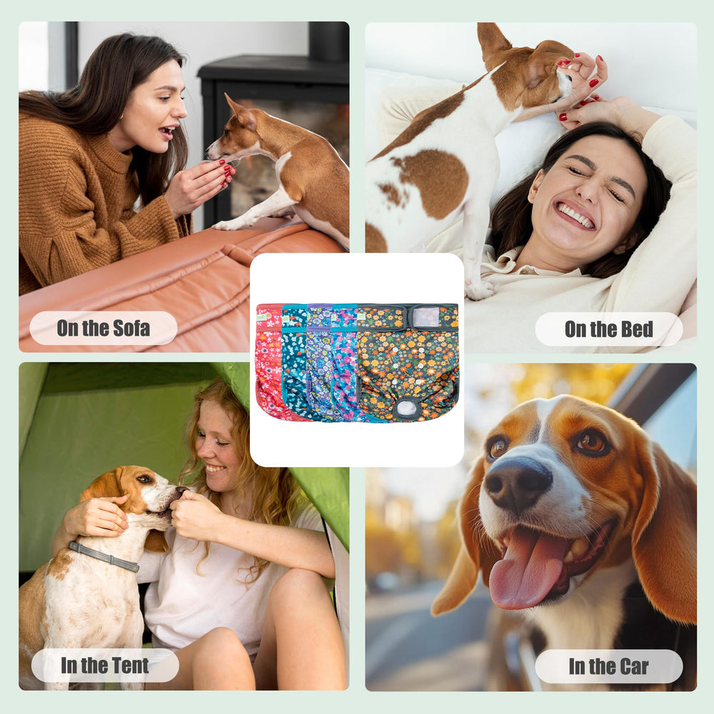 Pañales Wegreeco lavables y reutilizables para mascotas limpias y felices.
