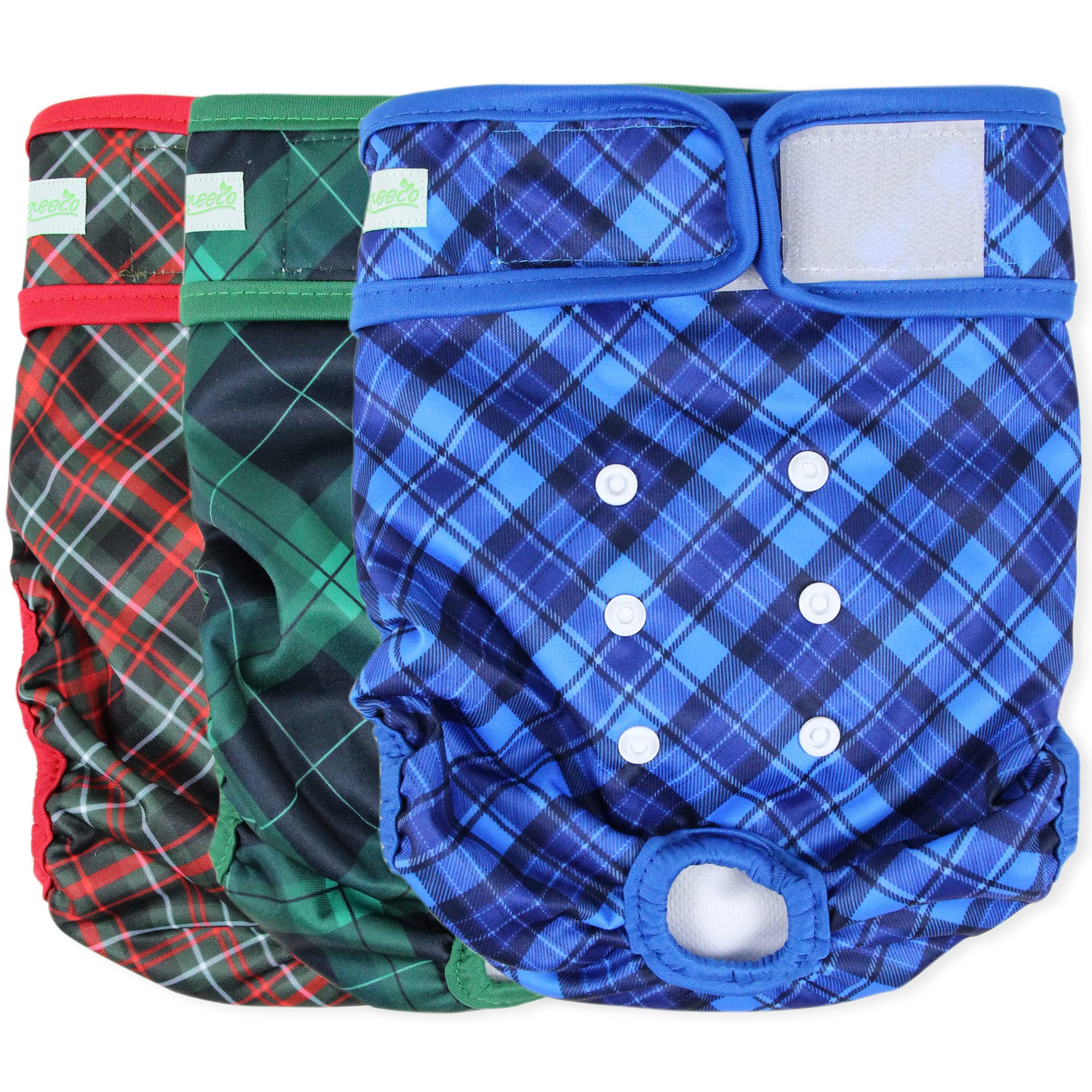 Pañales Wegreeco para perros, ajuste cómodo XXL para cintura amplia y uso diario.
