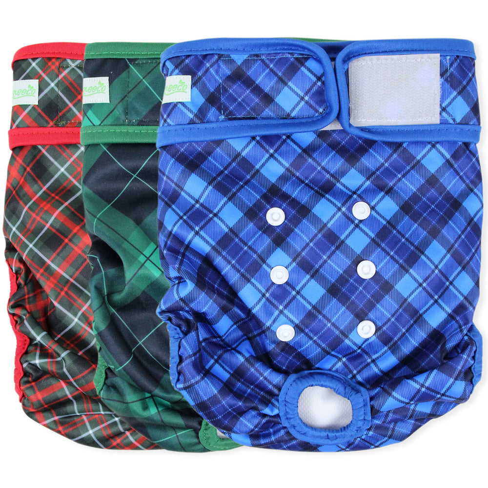 Pañales Wegreeco para perros, ajuste cómodo XXL para cintura amplia y uso diario.