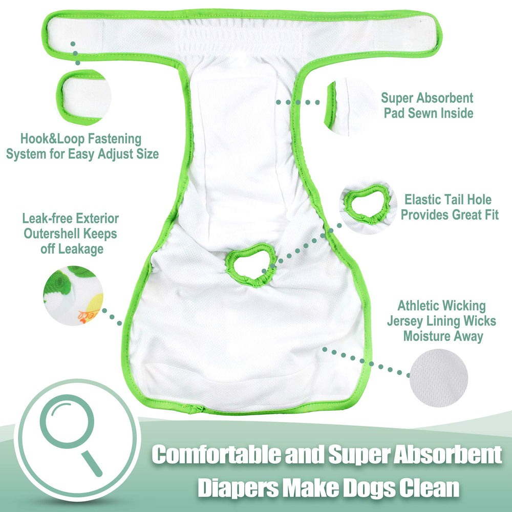 Pack de 3 pañales Wegreeco con tres patrones elegantes para usar en casa