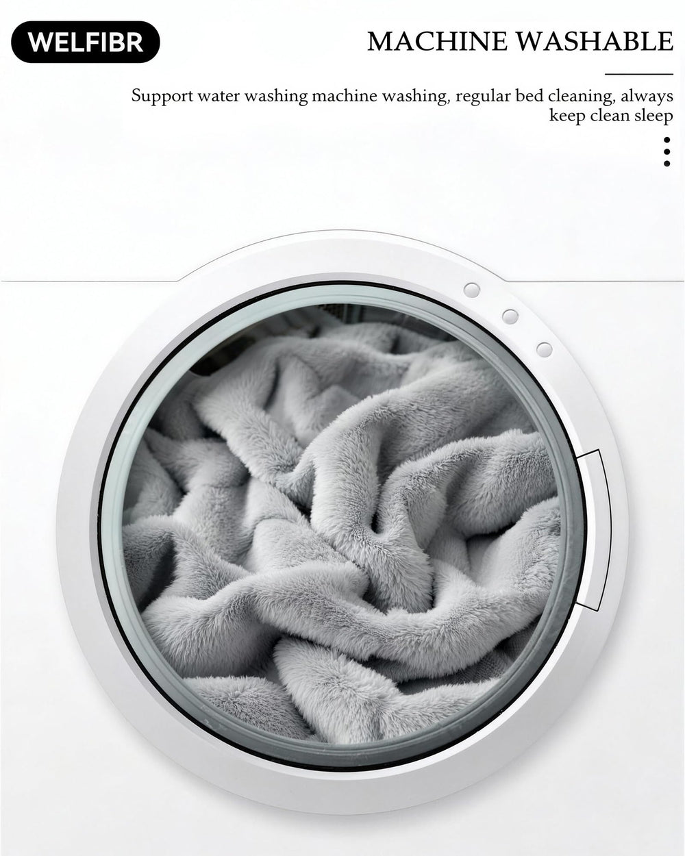 Cama silenciosa de Welfibr XL sin crujidos molestos.