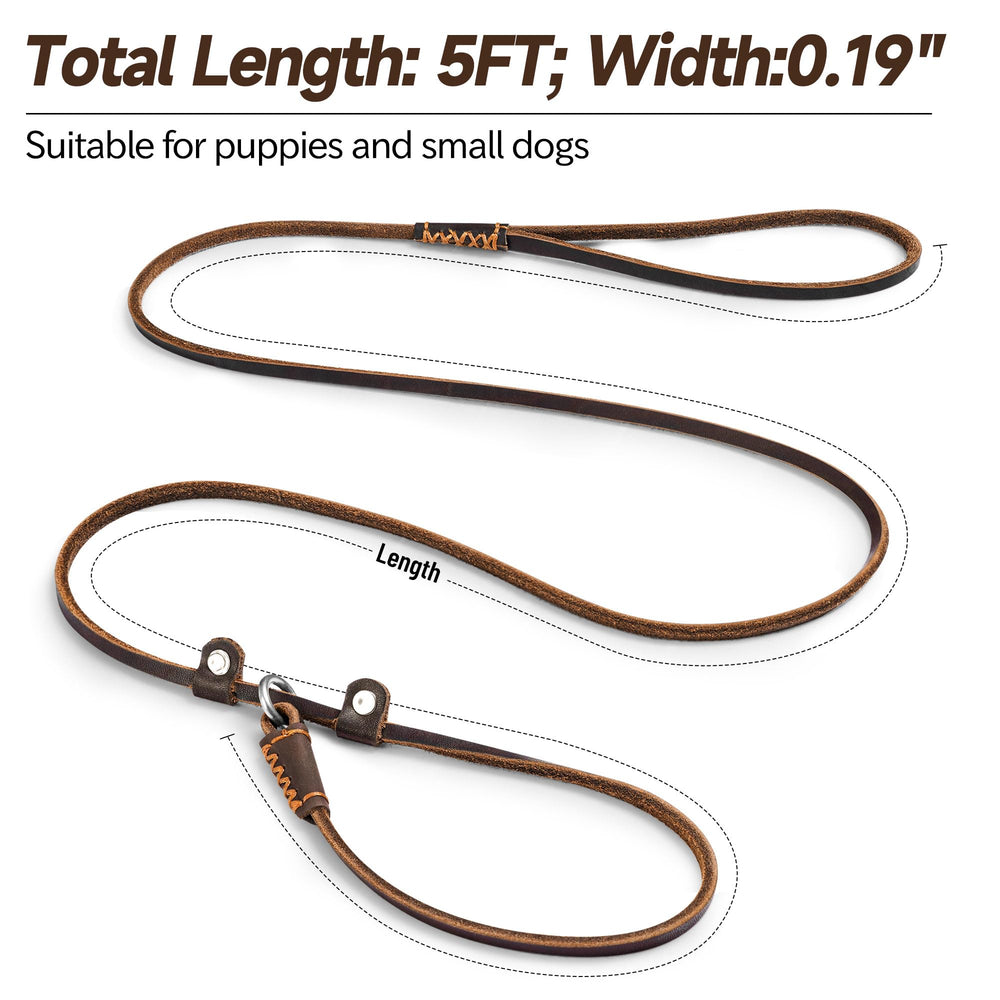 Wellbro medidas cinco pies de longitud y 0,5 cm de ancho para perros pequeños.