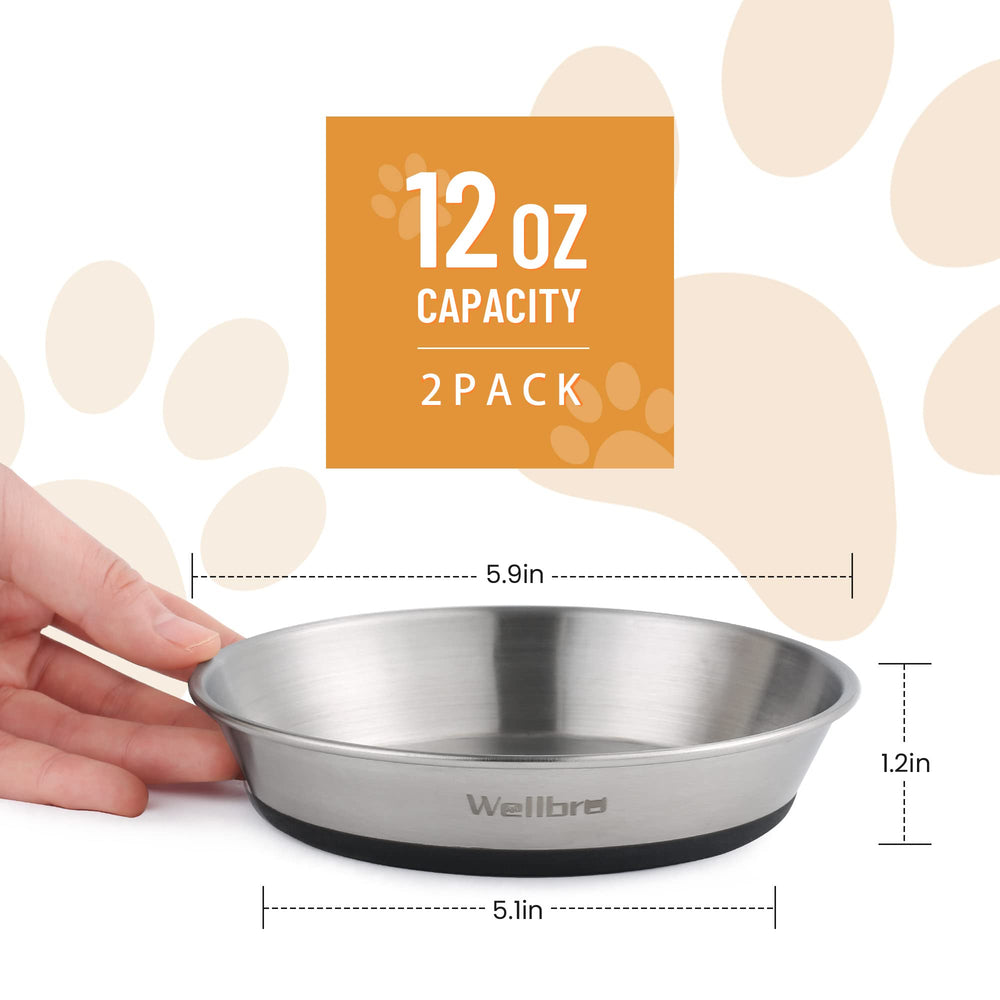 Wellbro tazones antideslizantes con base de silicona evitan deslizamientos al comer.
