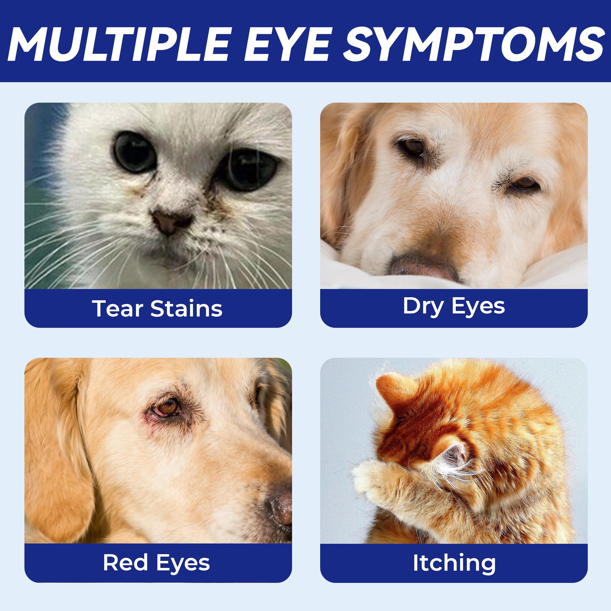 Wellix Gotas para ojos de perro: ingredientes naturales para una higiene ocular suave.