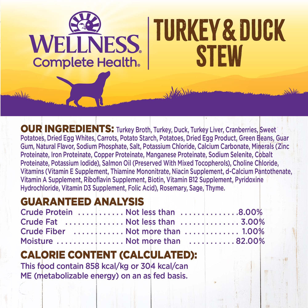 Wellness pack-12-latas: conveniencia para alimentar a tu perro.