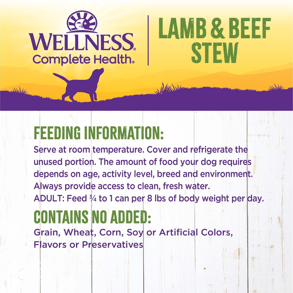 Wellness perro pack de 12 latas, conveniencia diaria