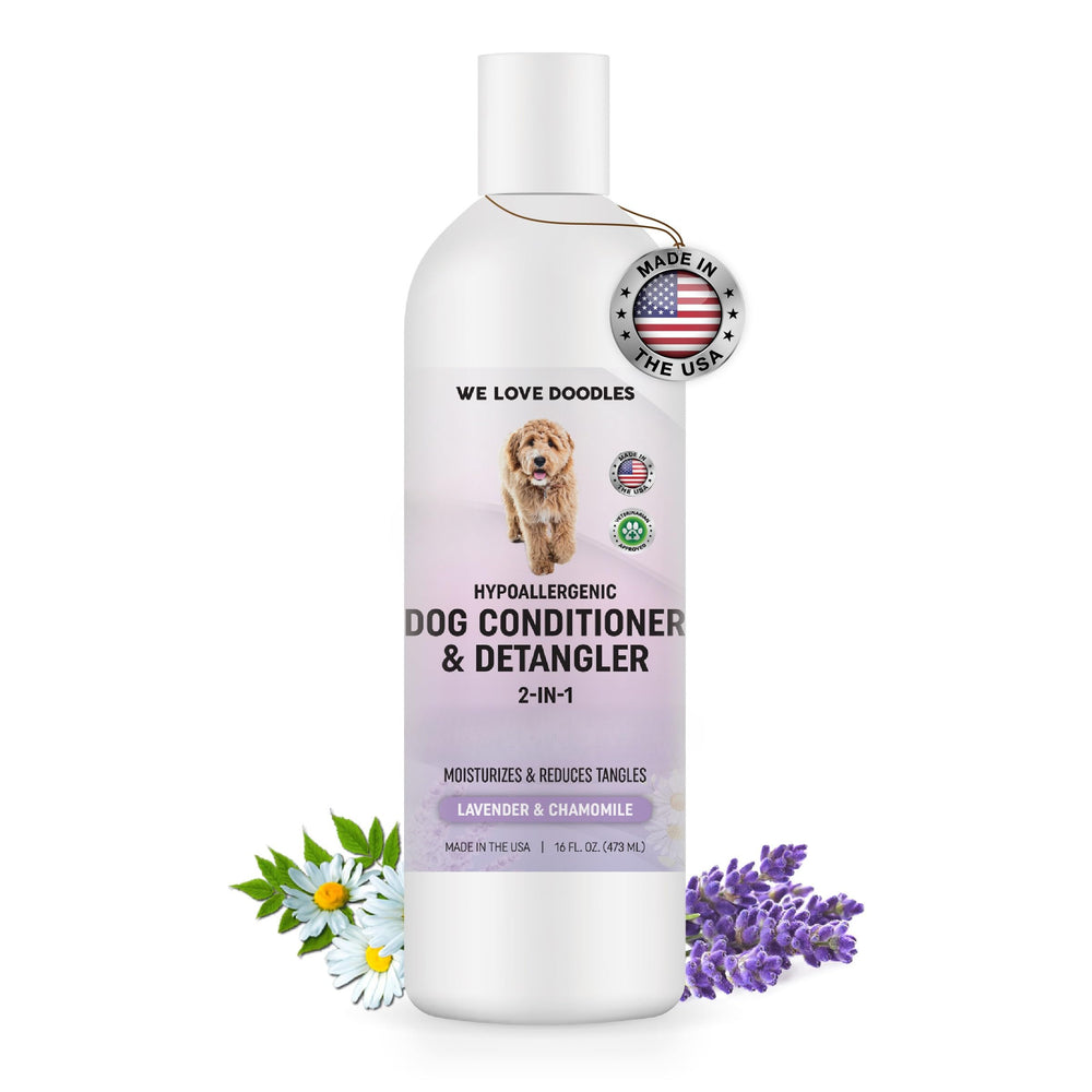 We Love Doodles Bote 16 oz, cuidado durable para piel sensible.