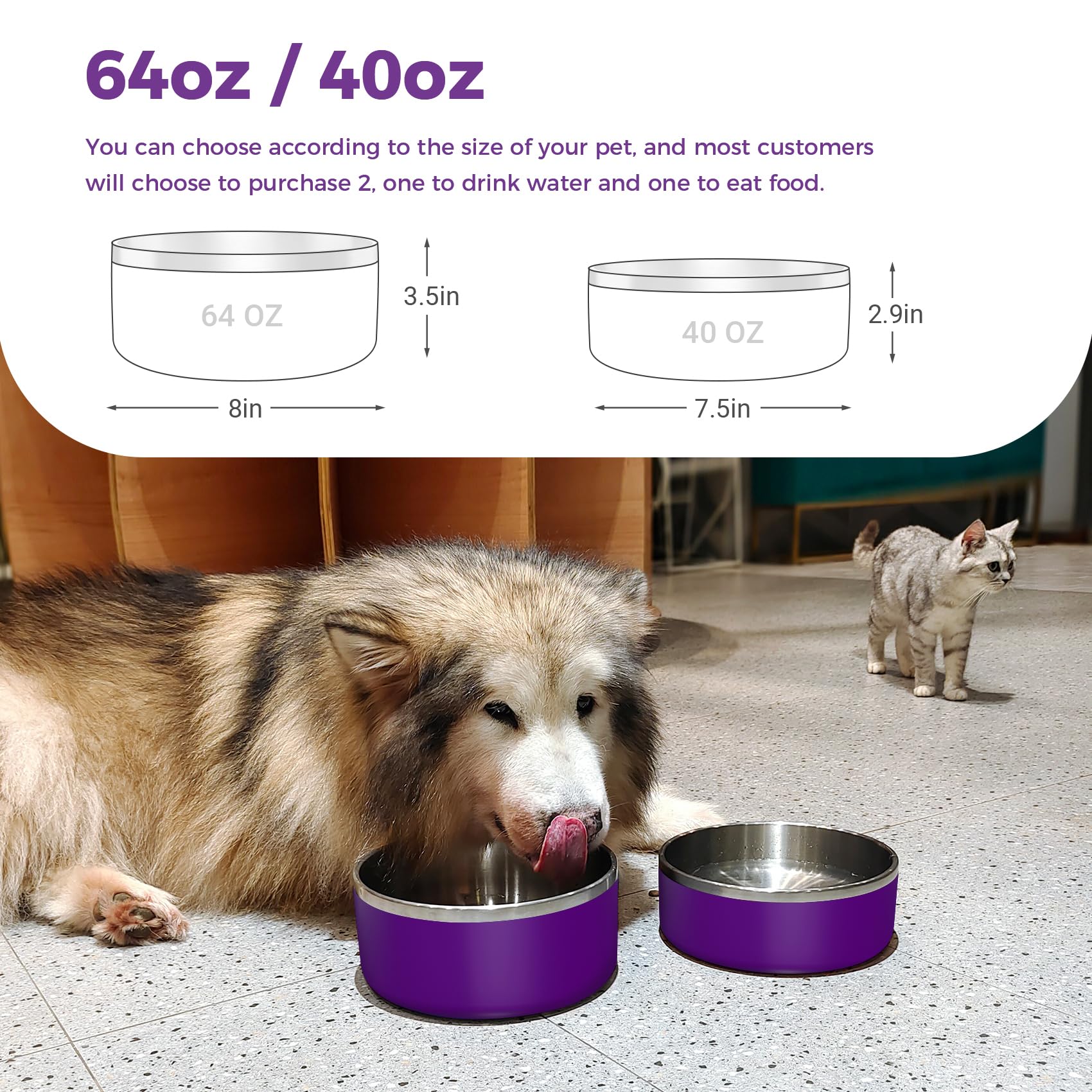 Base antideslizante de silicona Wenbokmin para cuenco de perro