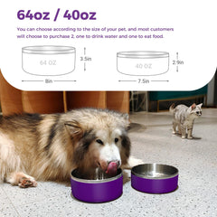 Base antideslizante de silicona Wenbokmin para cuenco de perro