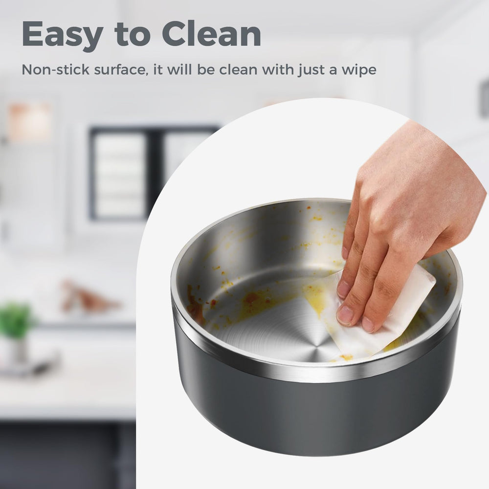 Tazón Wenbokmin color gris profundo, diseño elegante para el hogar.
