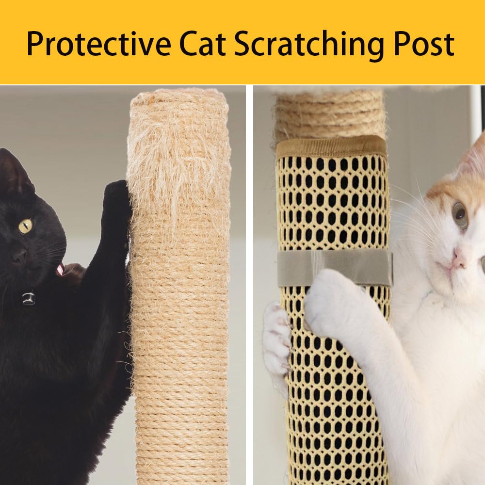 Capa de malla protectora Wenifu protege las patas del gato durante el juego