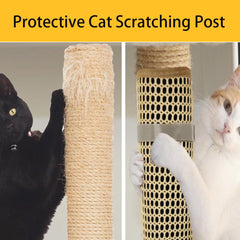 Capa de malla protectora Wenifu protege las patas del gato durante el juego