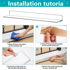 Wenqik ofrece durabilidad en alfeizar de ventana para uso diario.