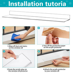 Instalación rápida del protector Wenqik con adhesivos simples