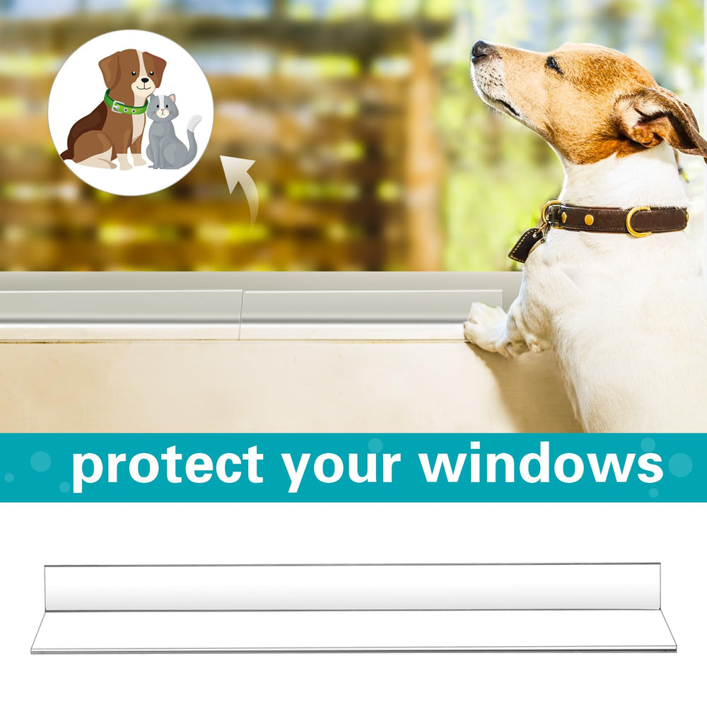 Limpieza fácil del protector de repisa Wenqik sin residuos