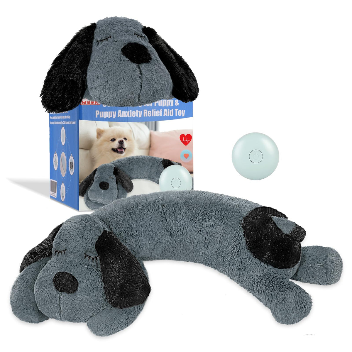 WEOK juguete latido peluche para consolar a perros