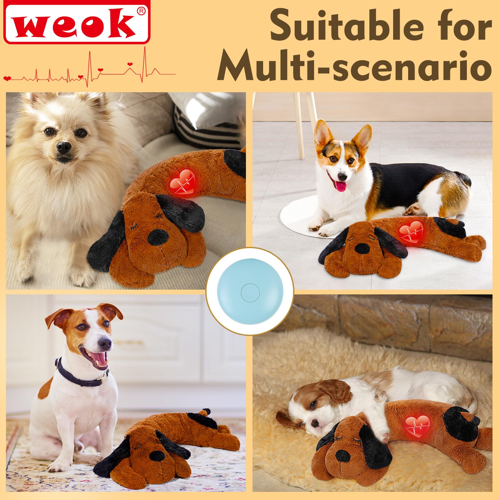 Funda WEOK lavable a máquina para limpieza rápida.
