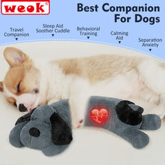 WEOK peluche latido con corazon para cachorros