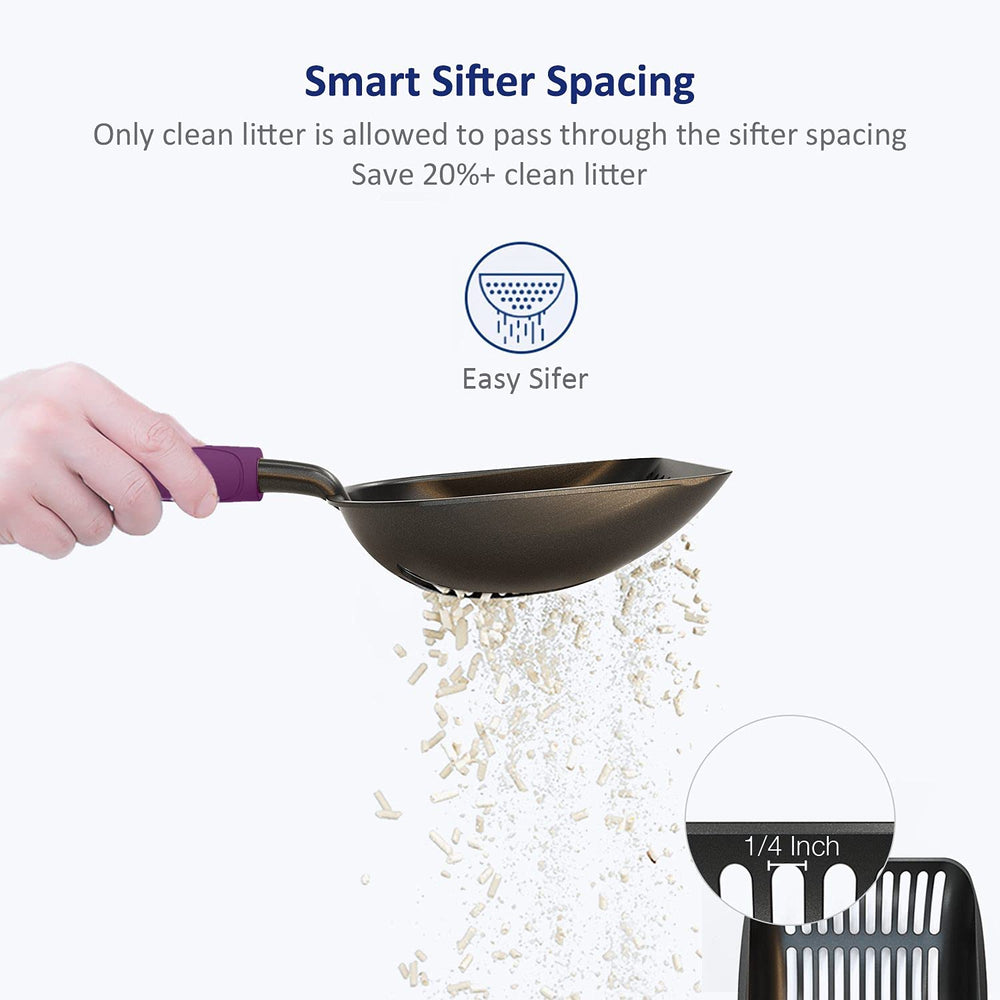 WePet mango ergonómico y violeta para uso cómodo