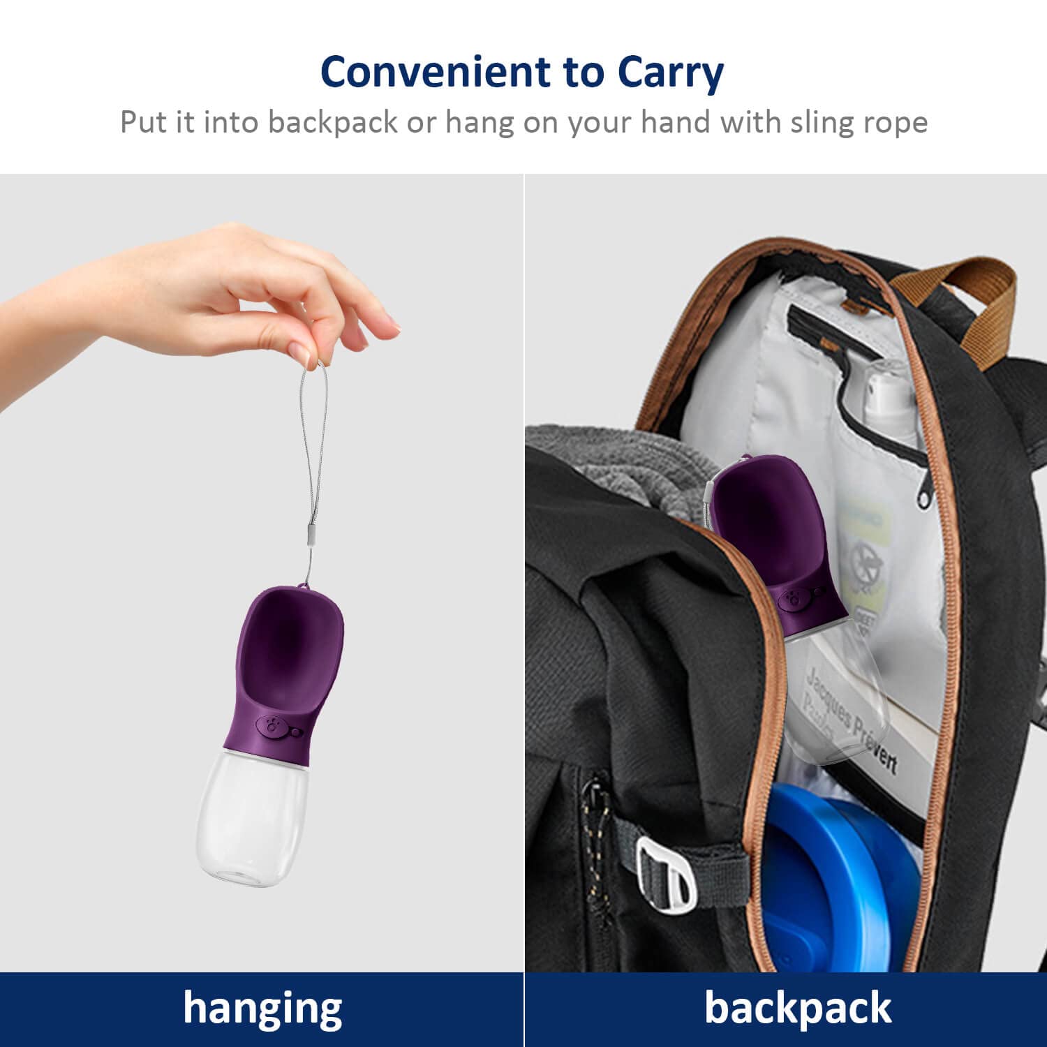 WePet perfecto para paseos, senderismo y viajes con tu mascota.